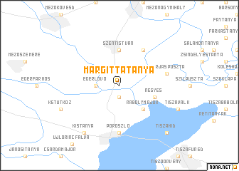 map of Margittatanya