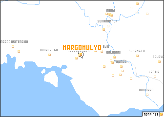 map of Margomulyo