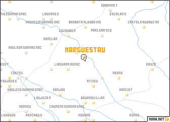 map of Marguestau
