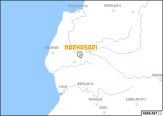 map of Marhasari