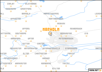 map of Marholm