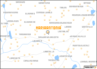 map of María Antonia