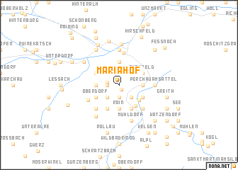 map of Mariahof