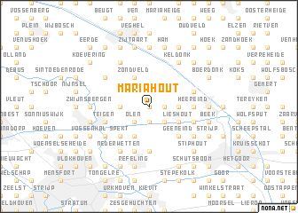 map of Mariahout