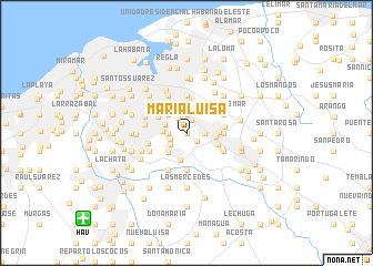 map of María Luisa
