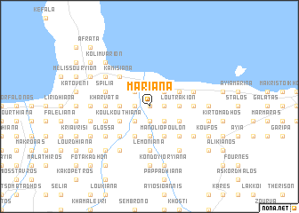 map of Marianá