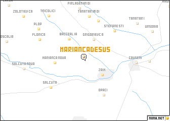 map of Marianca de Sus