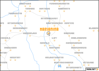 map of Marianina