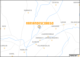 map of Mariano Escobedo