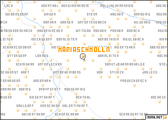 map of Maria Schmolln