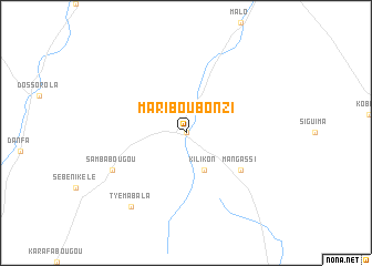map of Mariboubonzi