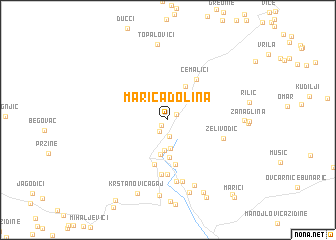 map of Marića Dolina