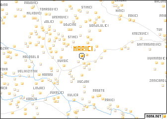 map of Marići