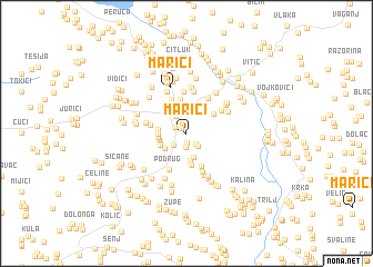 map of Marići