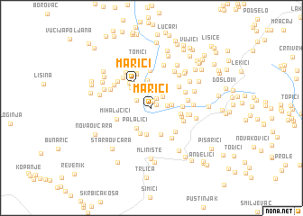 map of Marići