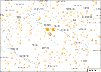 map of Marići