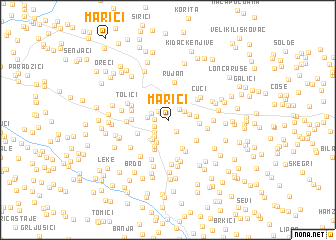 map of Marići