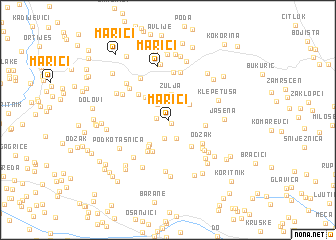 map of Marići