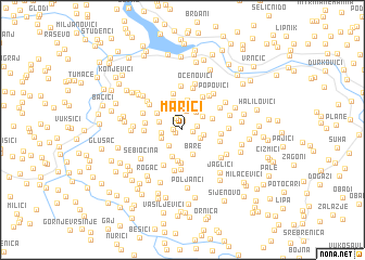 map of Marići
