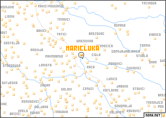 map of Marić Luka