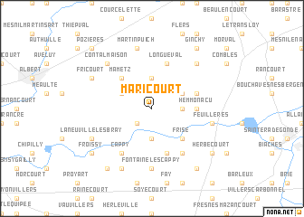 map of Maricourt