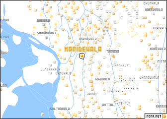 map of Marīdewāla
