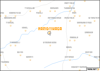 map of Maridyiwaga