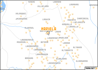 map of Mariela