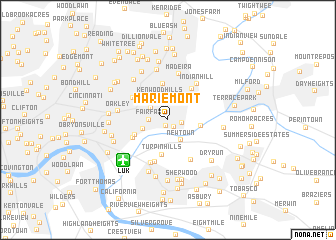 map of Mariemont