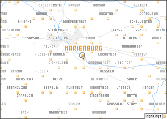 map of Marienburg