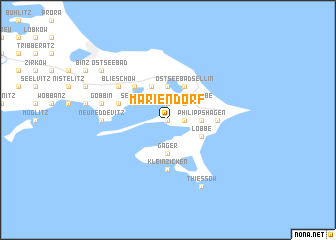 map of Mariendorf