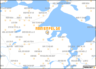 map of Marienfelde