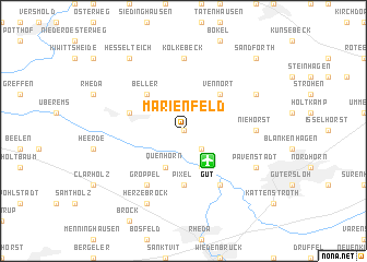 map of Marienfeld