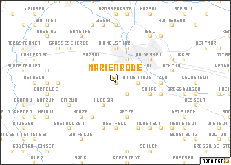 map of Marienrode