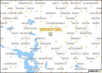 map of Marienthal