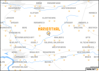 map of Marienthal