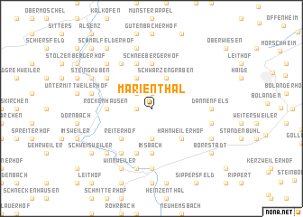 map of Marienthal