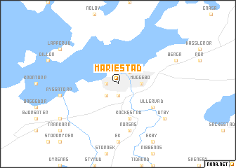 map of Mariestad