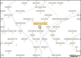 map of Marignac