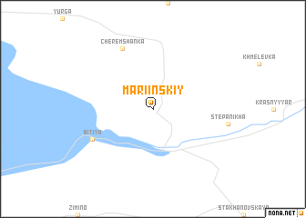 map of Mariinskiy