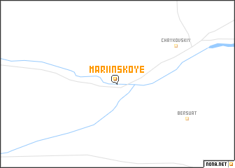 map of Mariinskoye