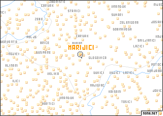 map of Marijići