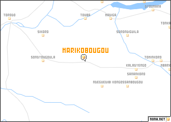 map of Marikobougou