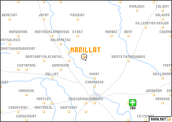 map of Marillat