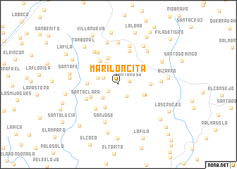 map of Mariloncita