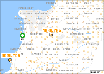 map of Mār Ilyās