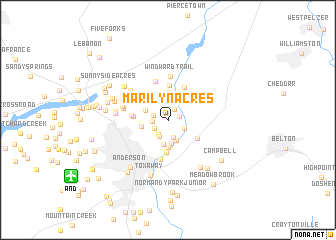 map of Marilyn Acres