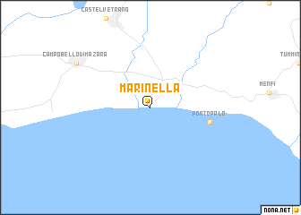 map of Marinella