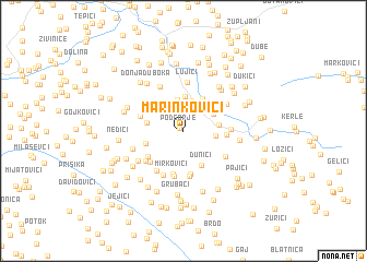 map of Marinkovići