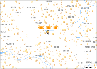 map of Marinkovići